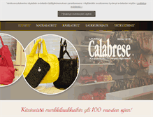 Tablet Screenshot of calabrese.fi